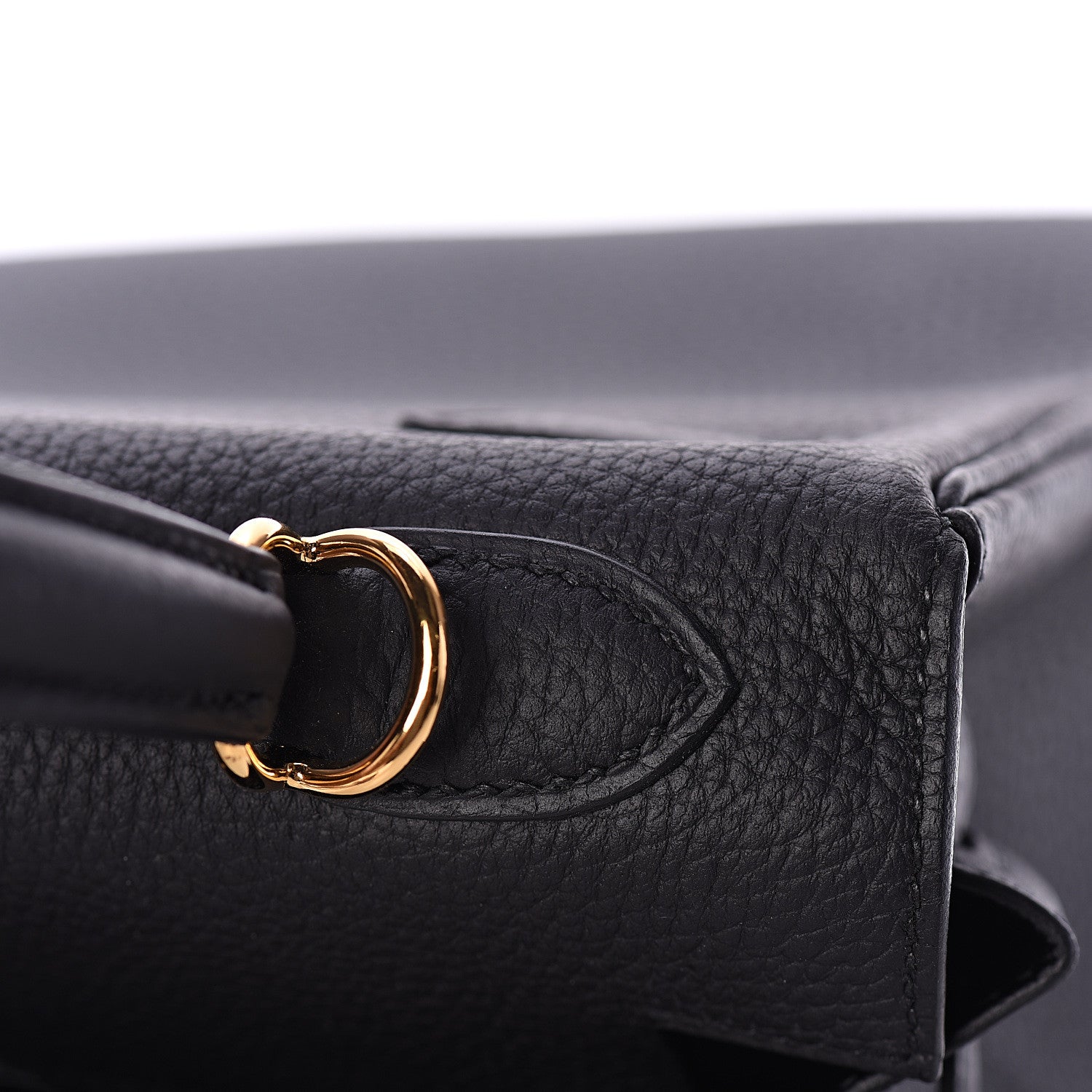 Hermes Togo Kelly Retourne 25 Black 23 of 31