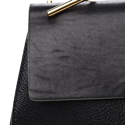 Chloe Grained Calfskin Lambskin Drew Shoulder Bag Black 8 of 12