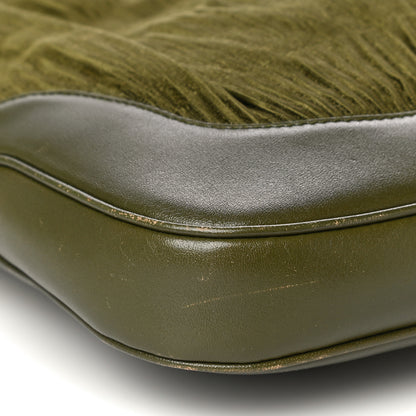 Gucci Fabric Pleated Jackie O Hobo Green 8 of 24