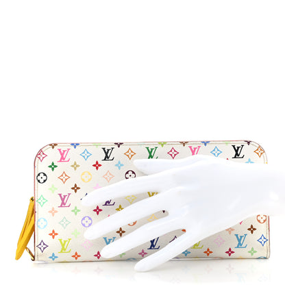 Louis Vuitton Monogram Multicolor Insolite Wallet White Citron 2 of 10