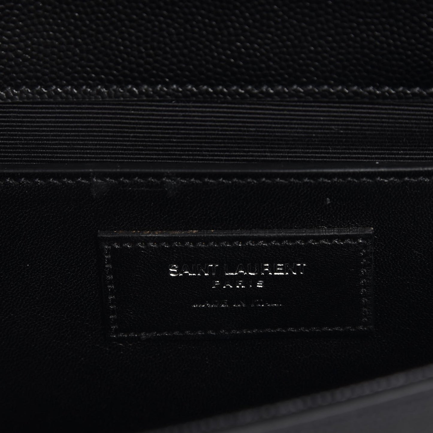 Grain De Poudre Classic Monogram Kate Clutch Black