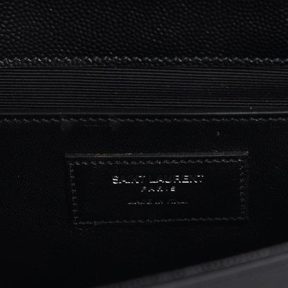 Saint Laurent Grain De Poudre Classic Monogram Kate Clutch Black 5 of 6