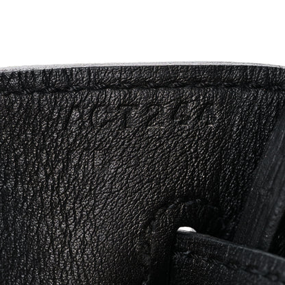 Hermes Swift Birkin 25 Black 26 of 33