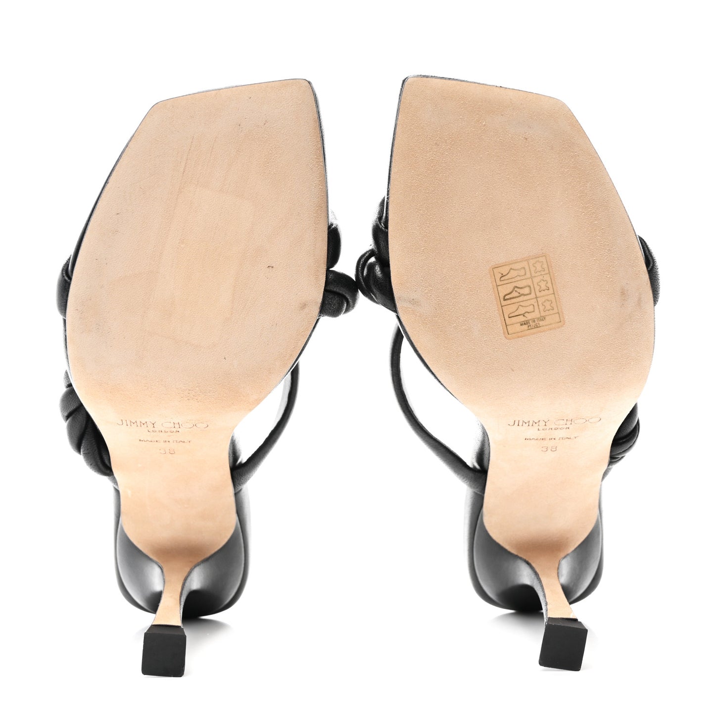 Nappa Diosa 90 Sandals 38 Black