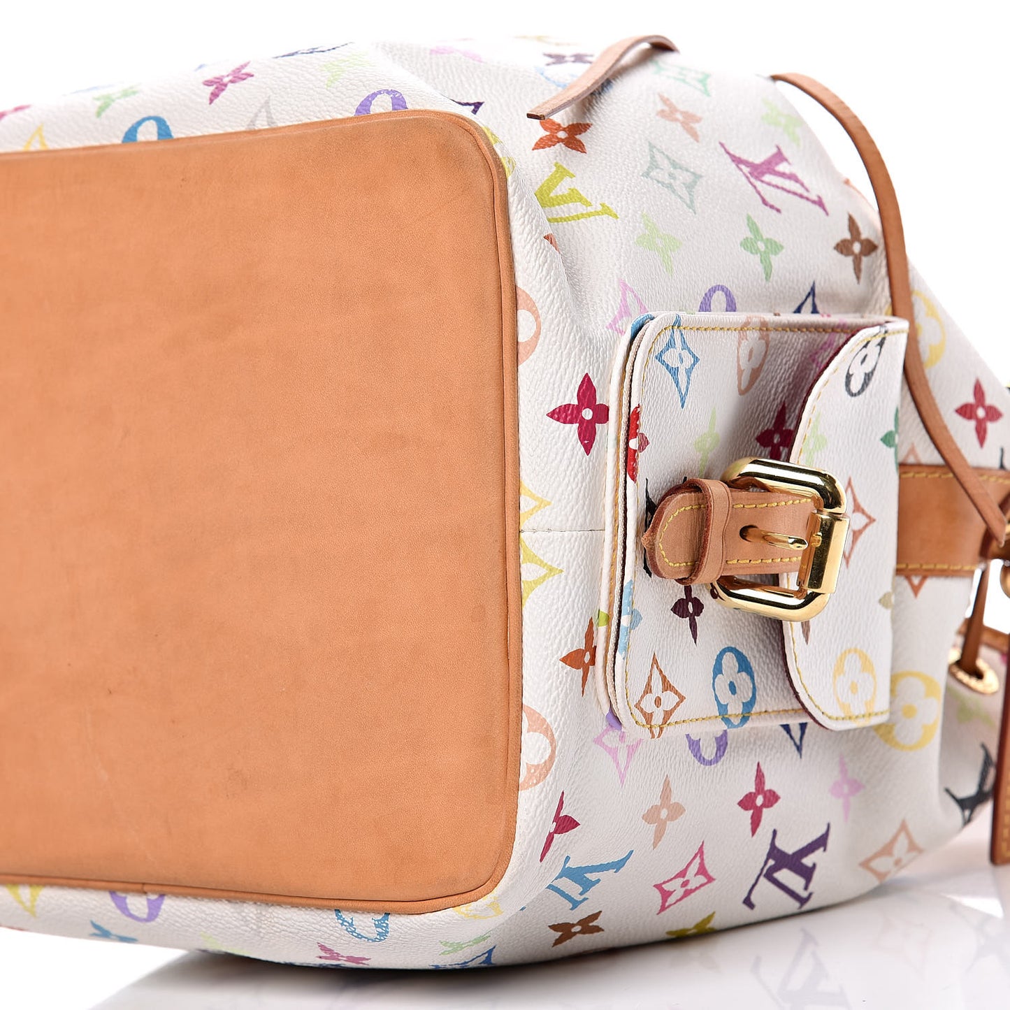 Monogram Multicolor Petit Noe White