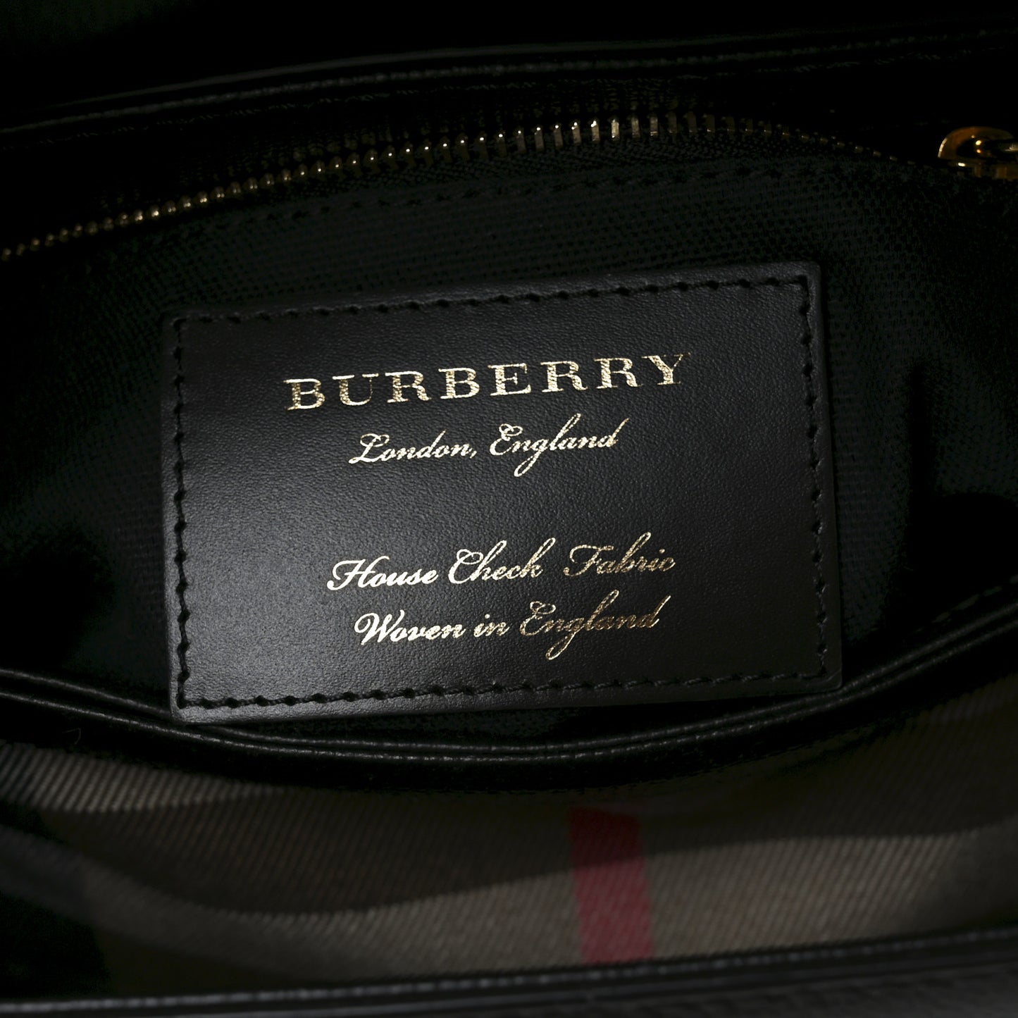 Derby Calfskin House Check Small Camberley Black