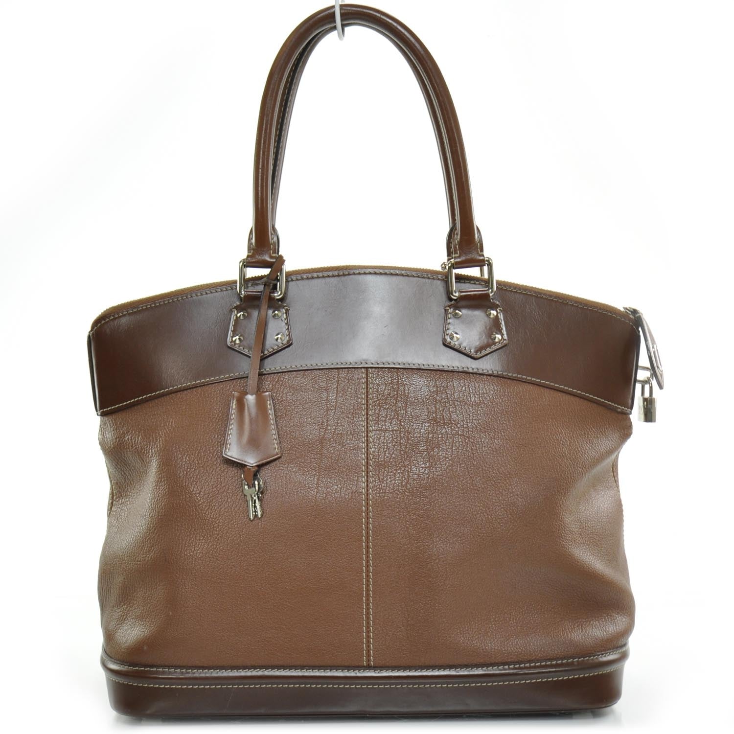 Louis Vuitton Suhali Lockit GM Sienne 4 of 11