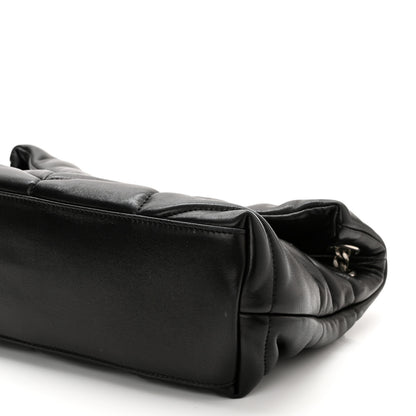Saint Laurent Lambskin Quilted Small Loulou Puffer Monogram Chain Satchel Black 11 of 11