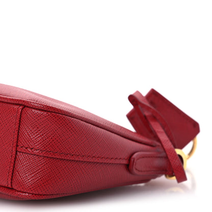 Prada Saffiano Lux Re-Edition 2000 Shoulder Bag Fuoco 11 of 12