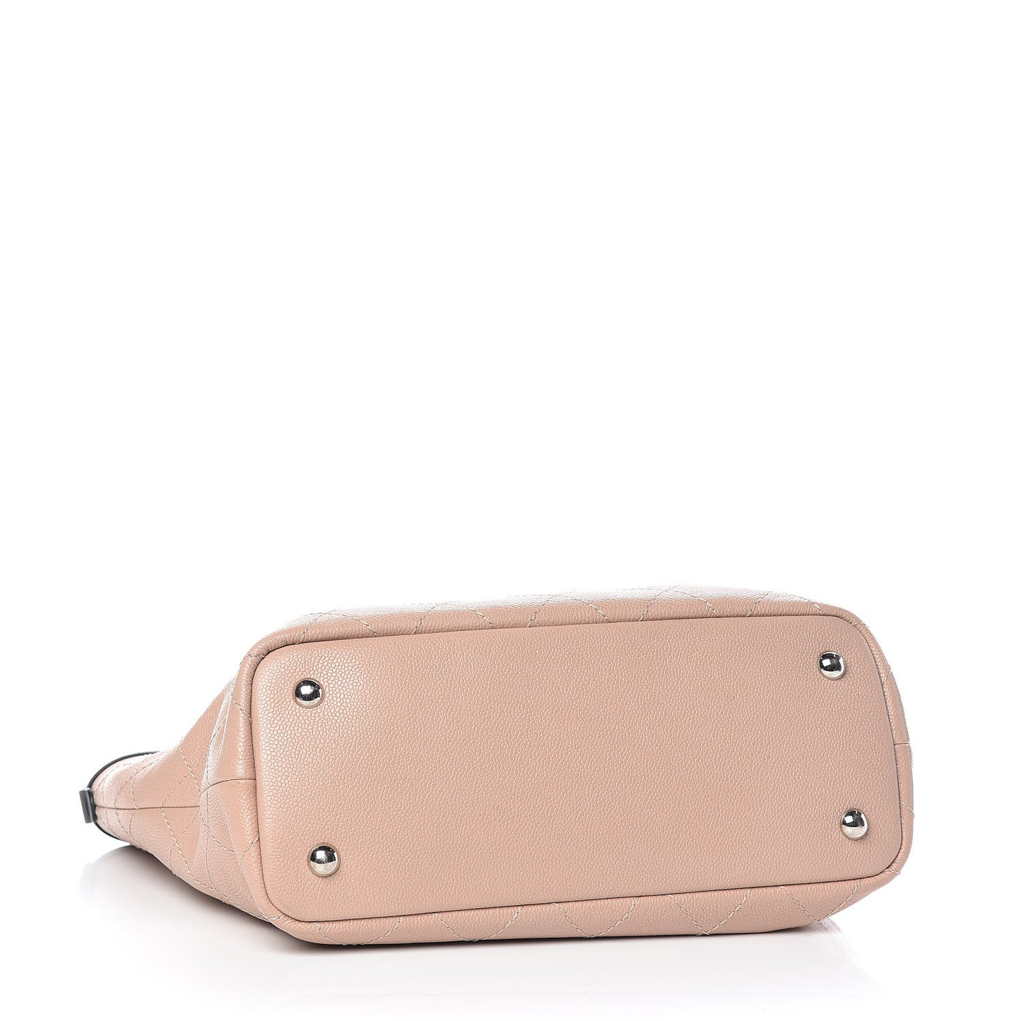 Grained Calfskin Shopping Fever Tote Light Pink