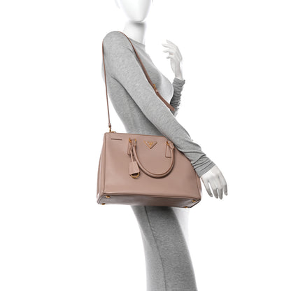 Prada Saffiano Large Galleria Double Zip Tote Cammeo 2 of 12