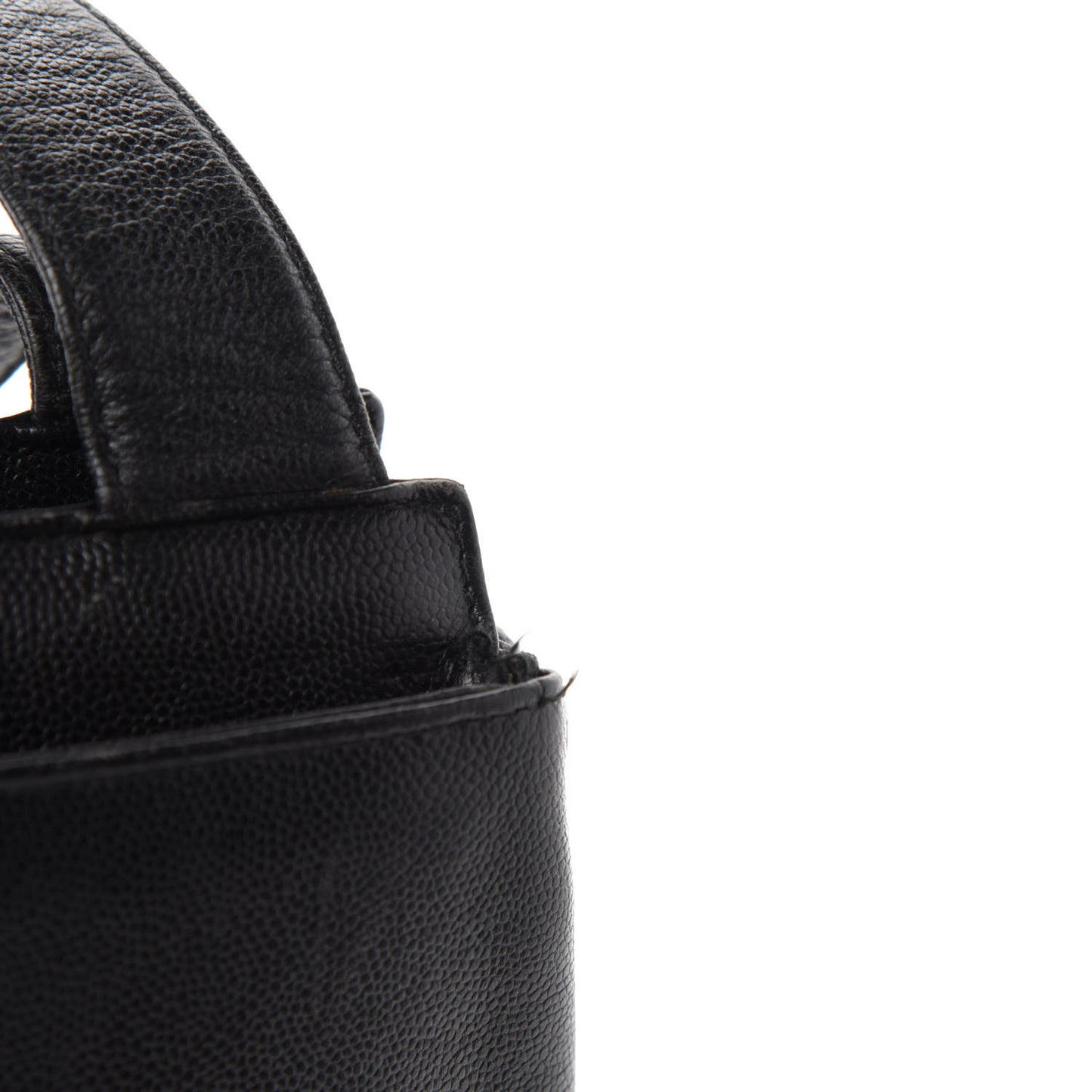 Caviar Small Shopping Tote Black