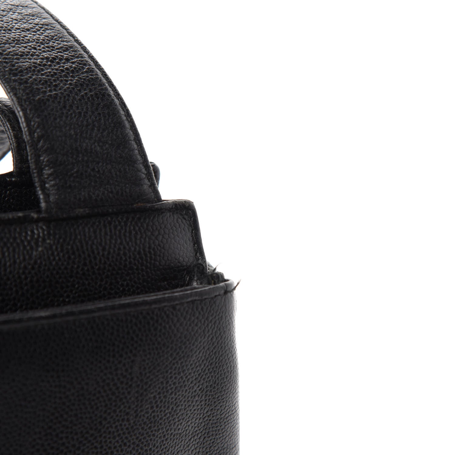 Chanel Caviar Small Shopping Tote Black 15 of 19