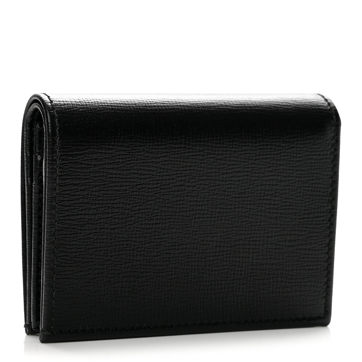 Gucci Azalea Calfskin Marina Card Case Black 3 of 10
