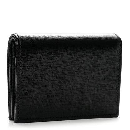 Gucci Azalea Calfskin Marina Card Case Black 3 of 10