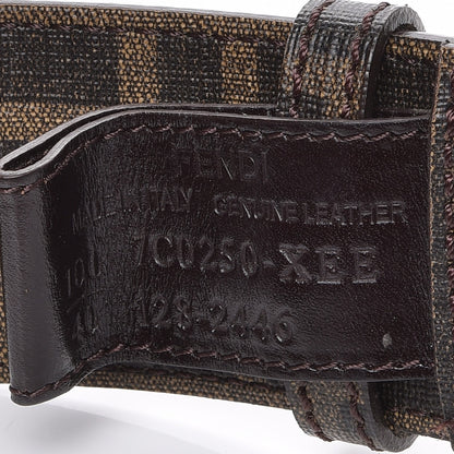 Fendi Coated Canvas FF Buckle Belt 100 40 Tobacco 4 of 5