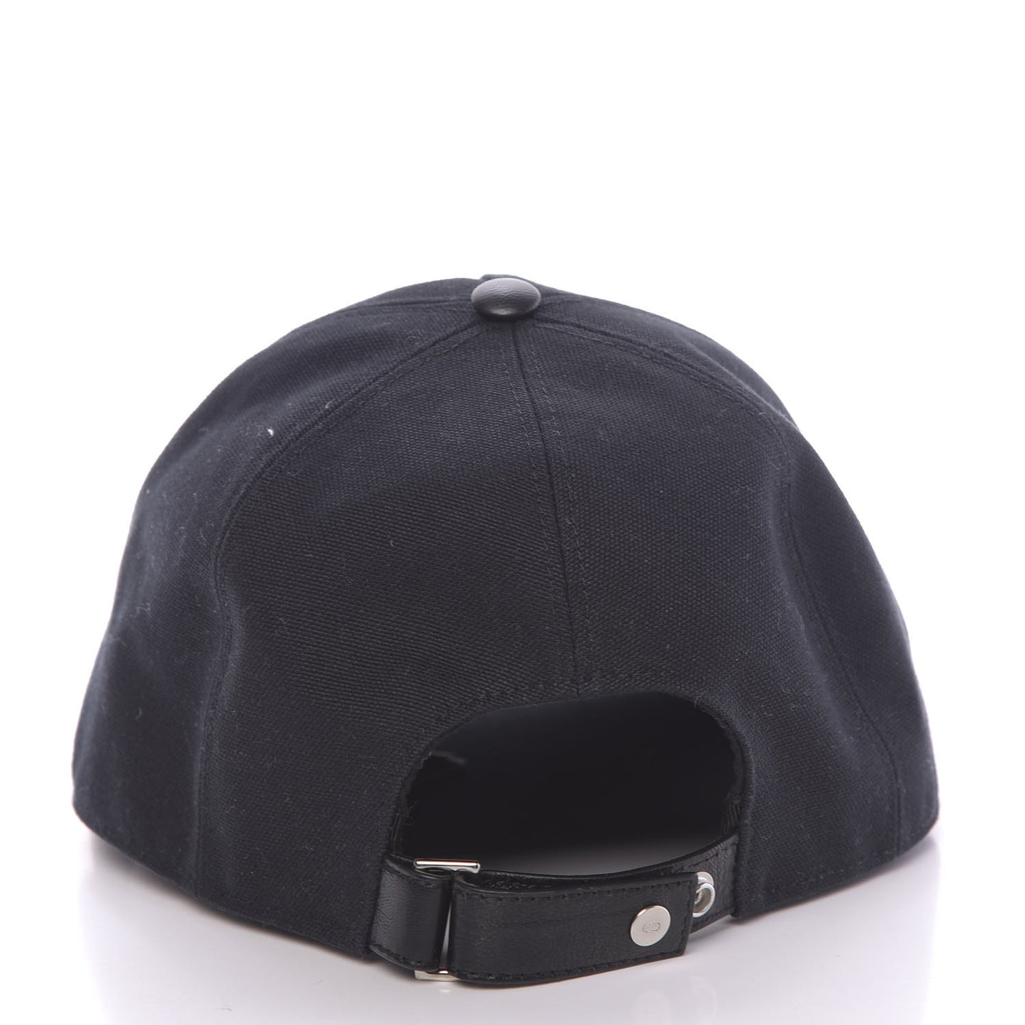 Cotton Embroided Baseball Cap L Black
