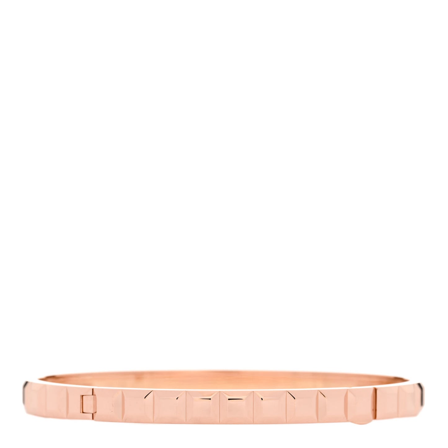 18K Pink Gold Quatre Clou de Paris Bangle Bracelet 16