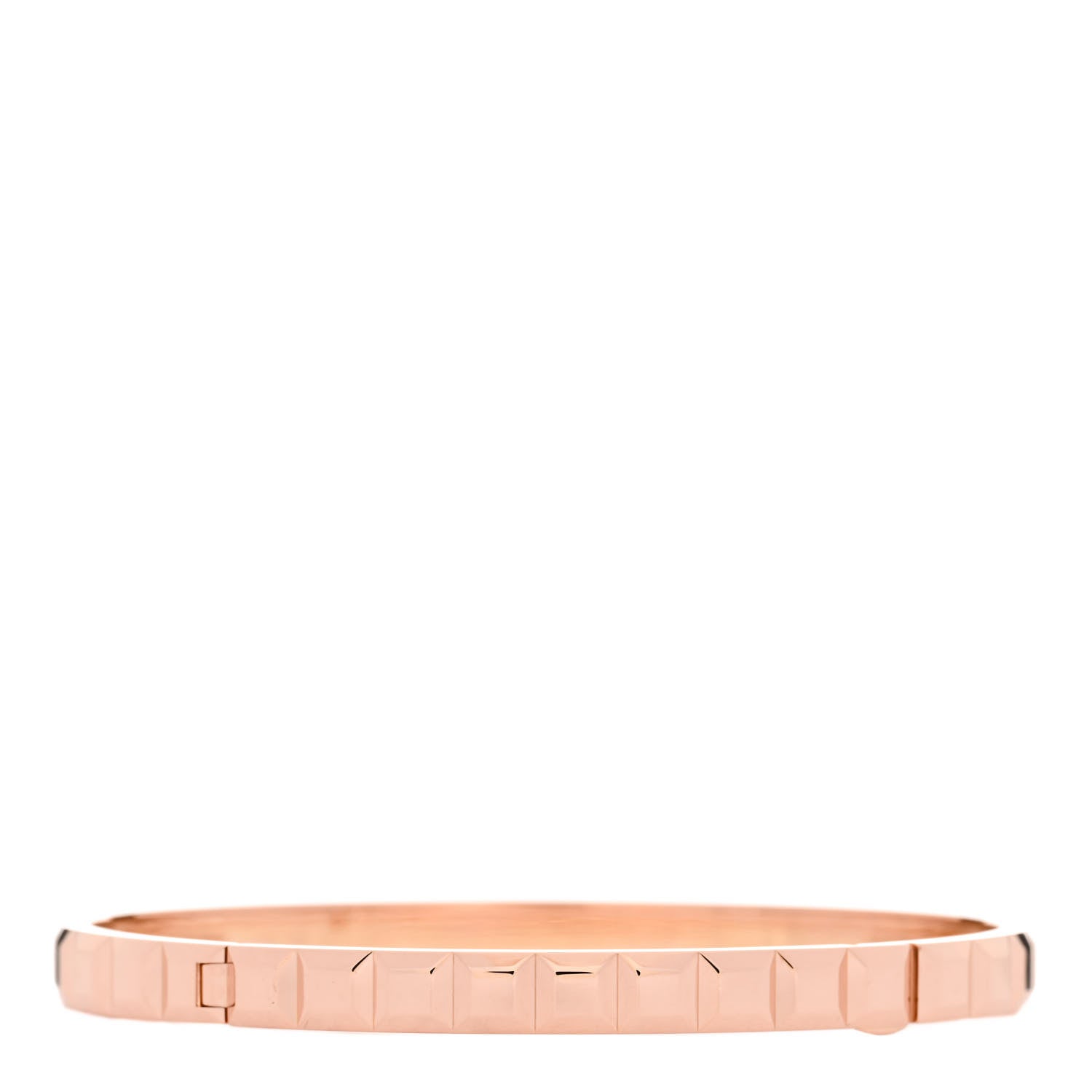 Boucheron 18K Pink Gold Quatre Clou de Paris Bangle Bracelet 16 2 of 4