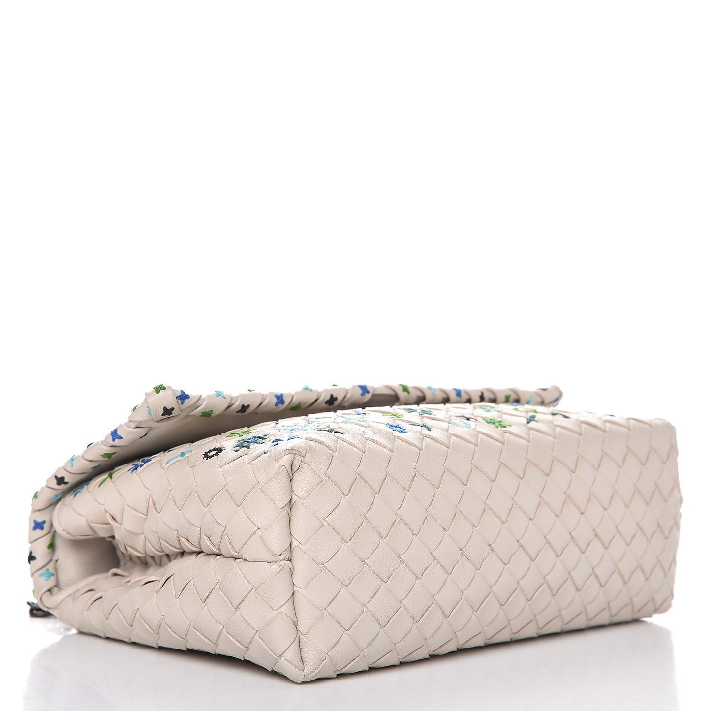 Nappa Intrecciato Meadow Flower Embroidered Baby Olimpia Mist