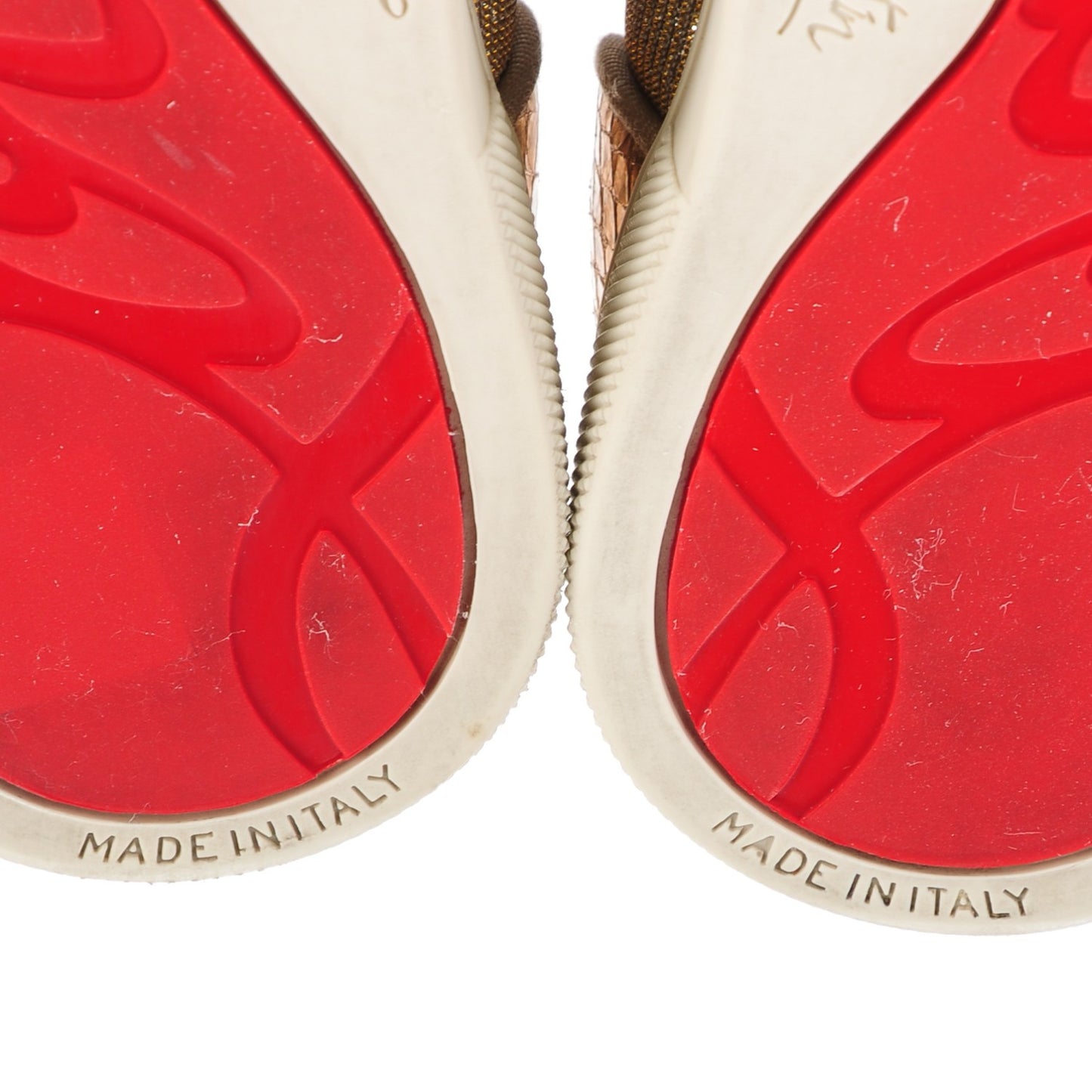 Lame Lou Spikes Flat Sneakers 36.5 gold