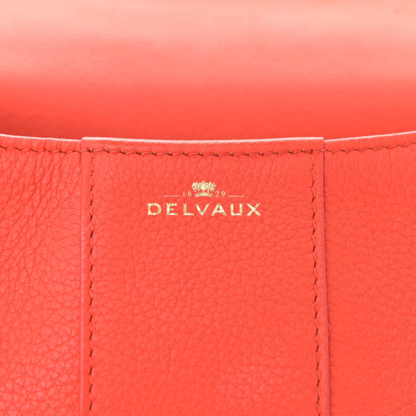 Grained Calfskin Mini Brillant Satchel Piment