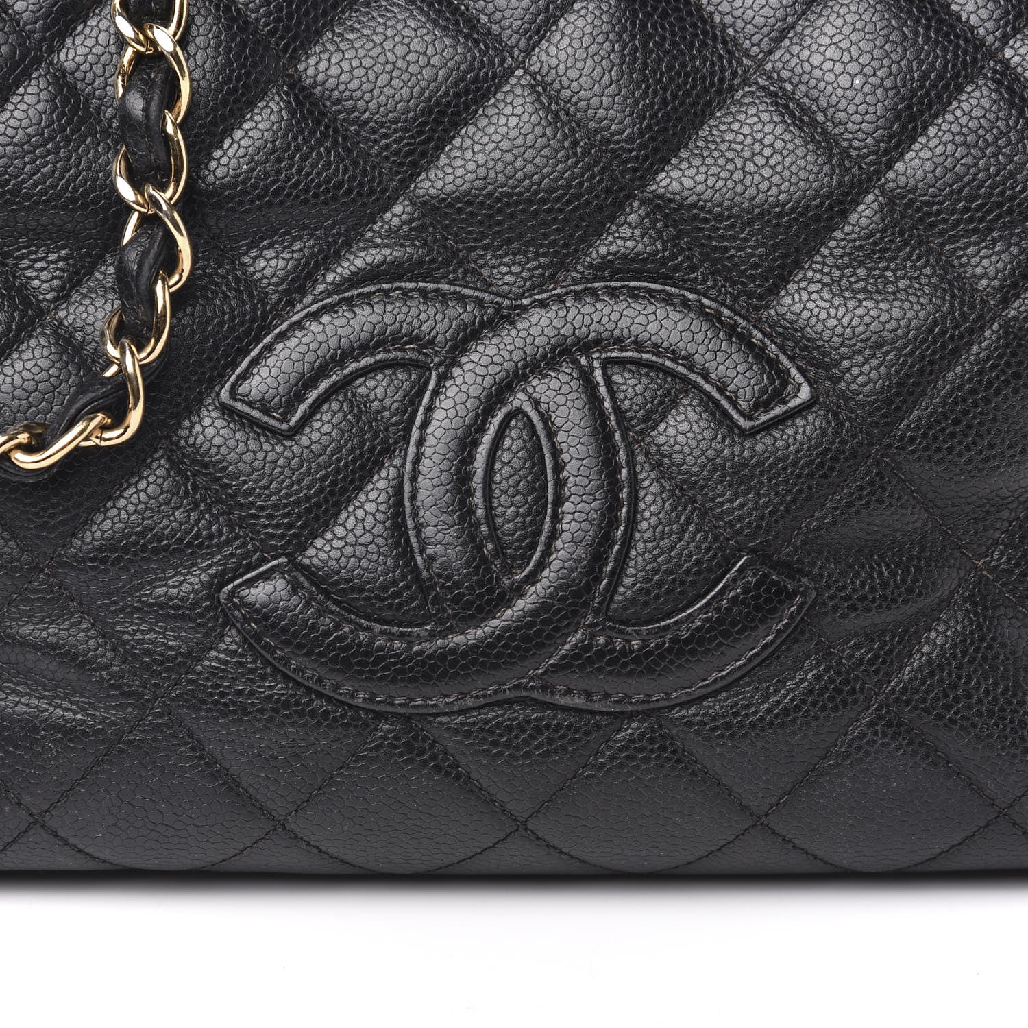 Chanel Caviar Quilted Petit Timeless Tote PTT Black 12 of 12