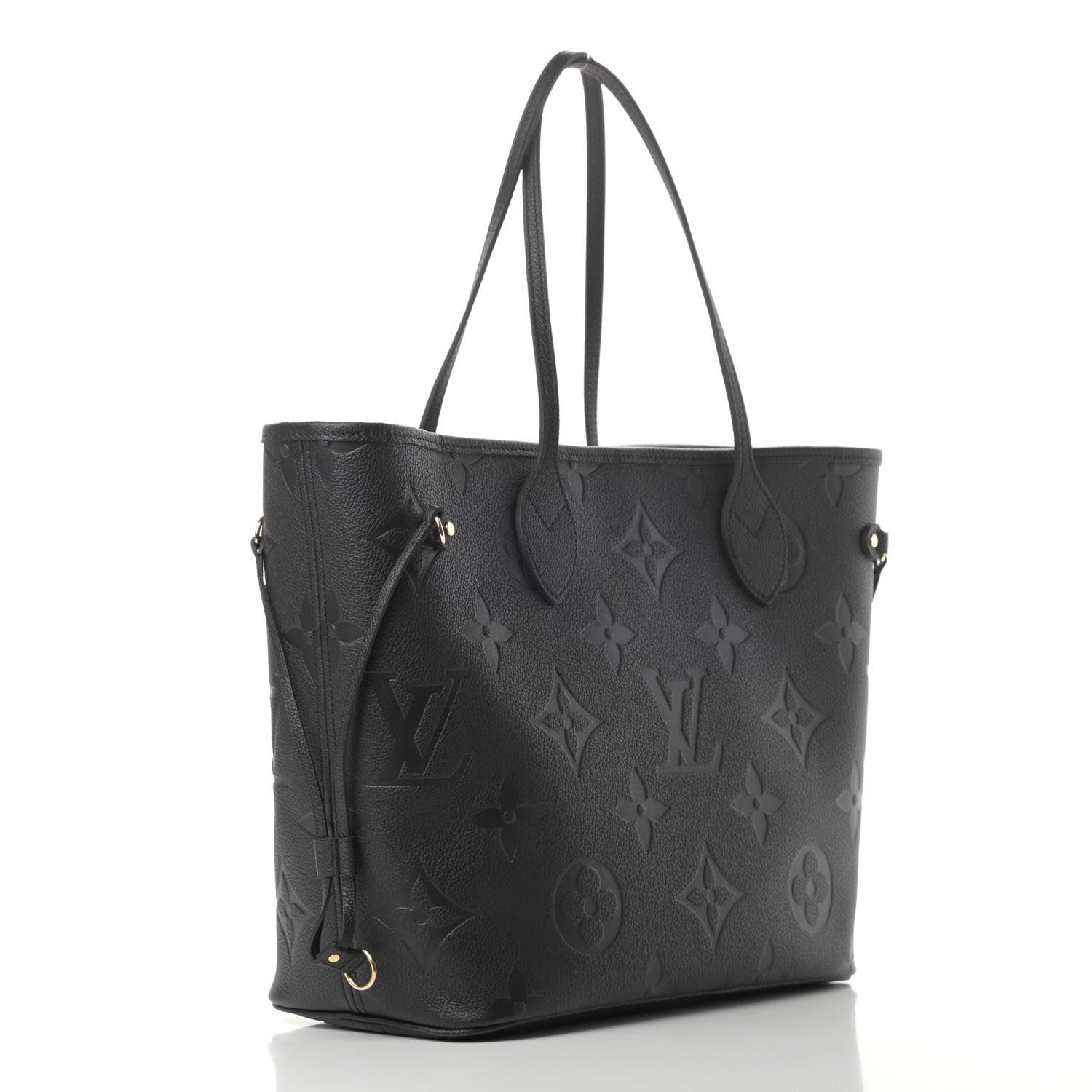 Louis Vuitton Empreinte Monogram Giant Neverfull MM Black 3 of 10