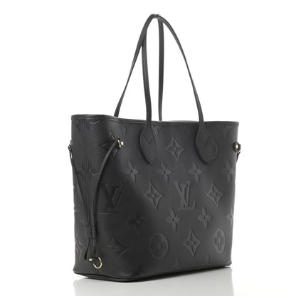 Louis Vuitton Empreinte Monogram Giant Neverfull MM Black 3 of 10