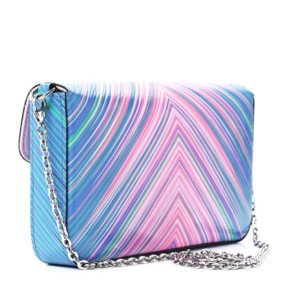 Louis Vuitton Epi Tropical Pochette Felicie Blue Rose 4 of 16