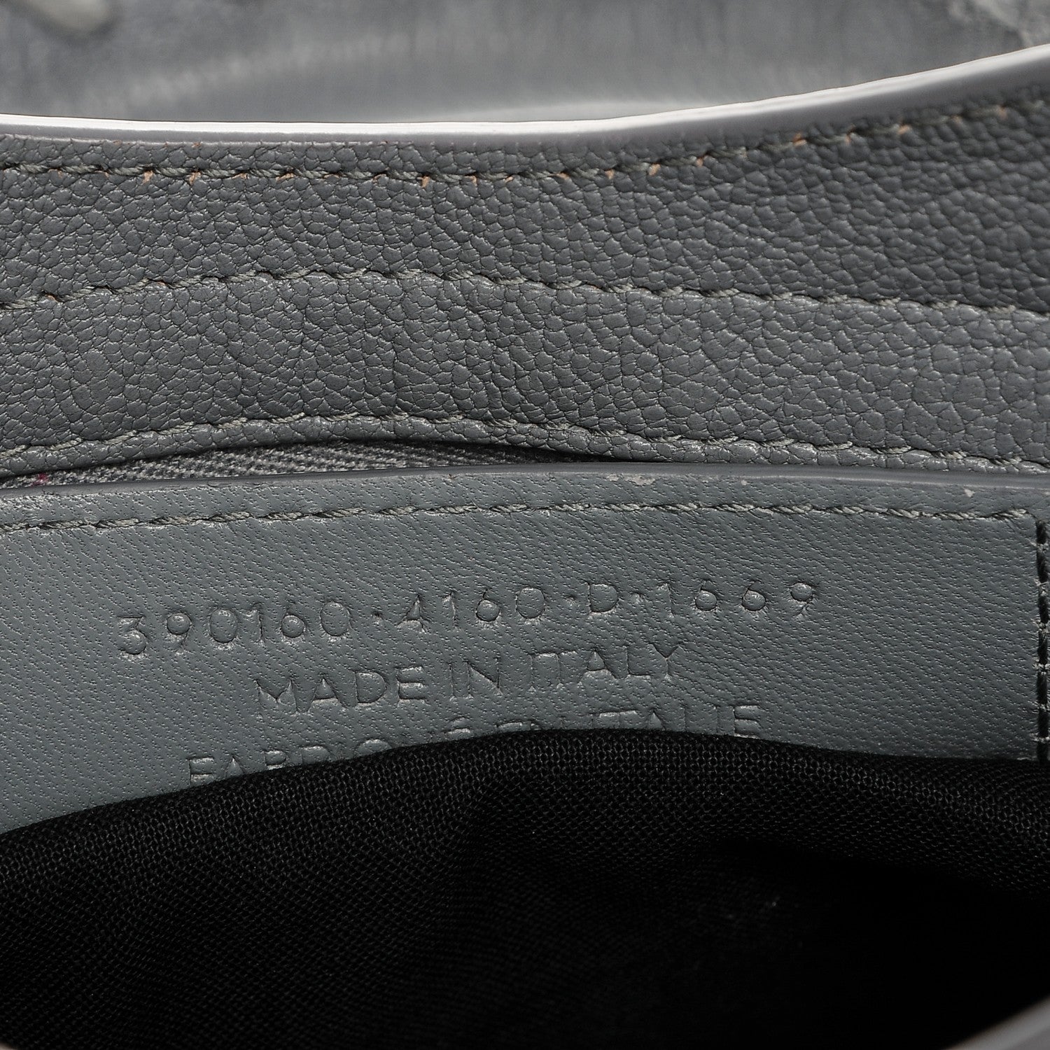 Balenciaga Chevre Silver Metallic Edge Hardware Mini City Bleu Acier 7 of 7