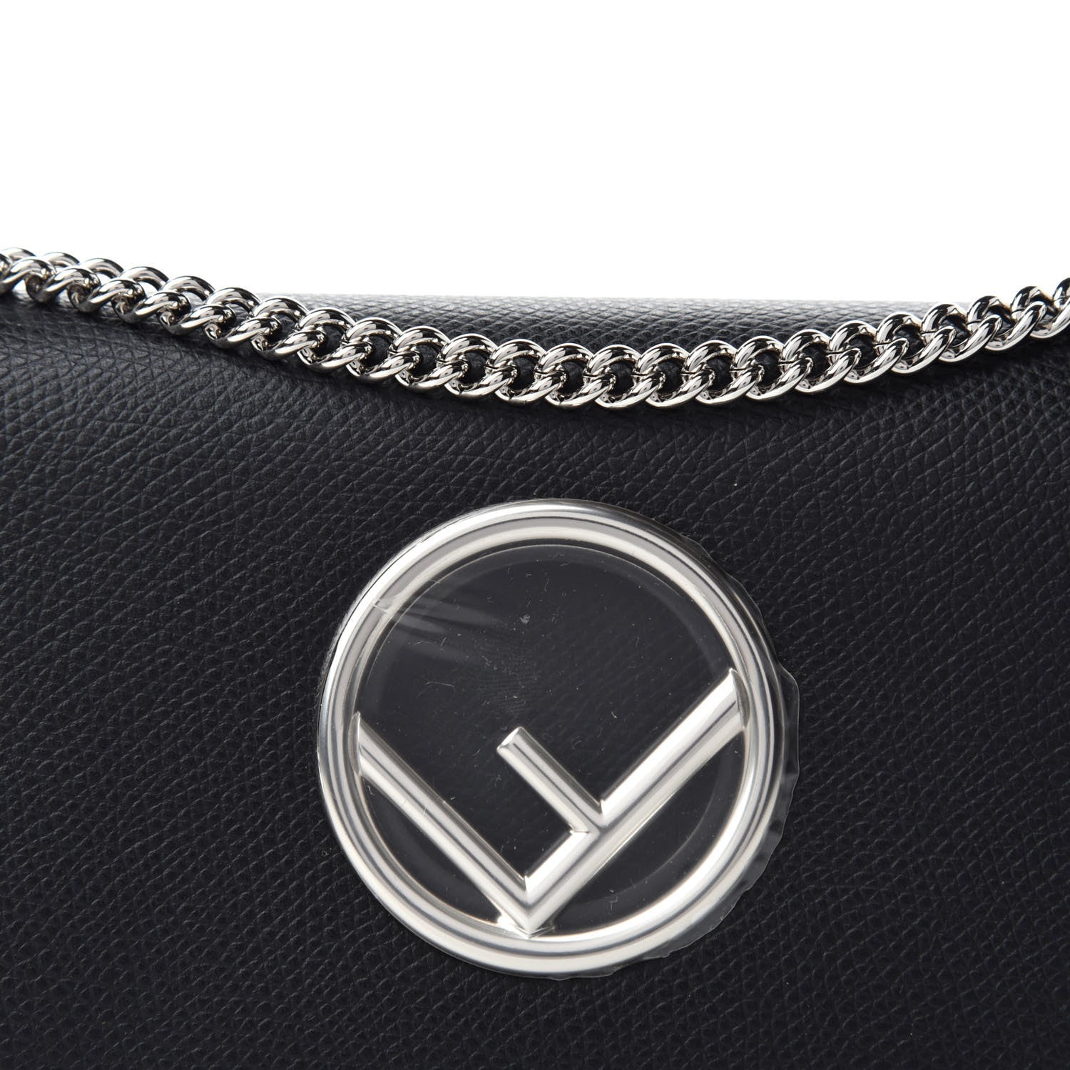 Fendi Vitello Cruise F is Fendi Wallet on Chain Black 10 of 11