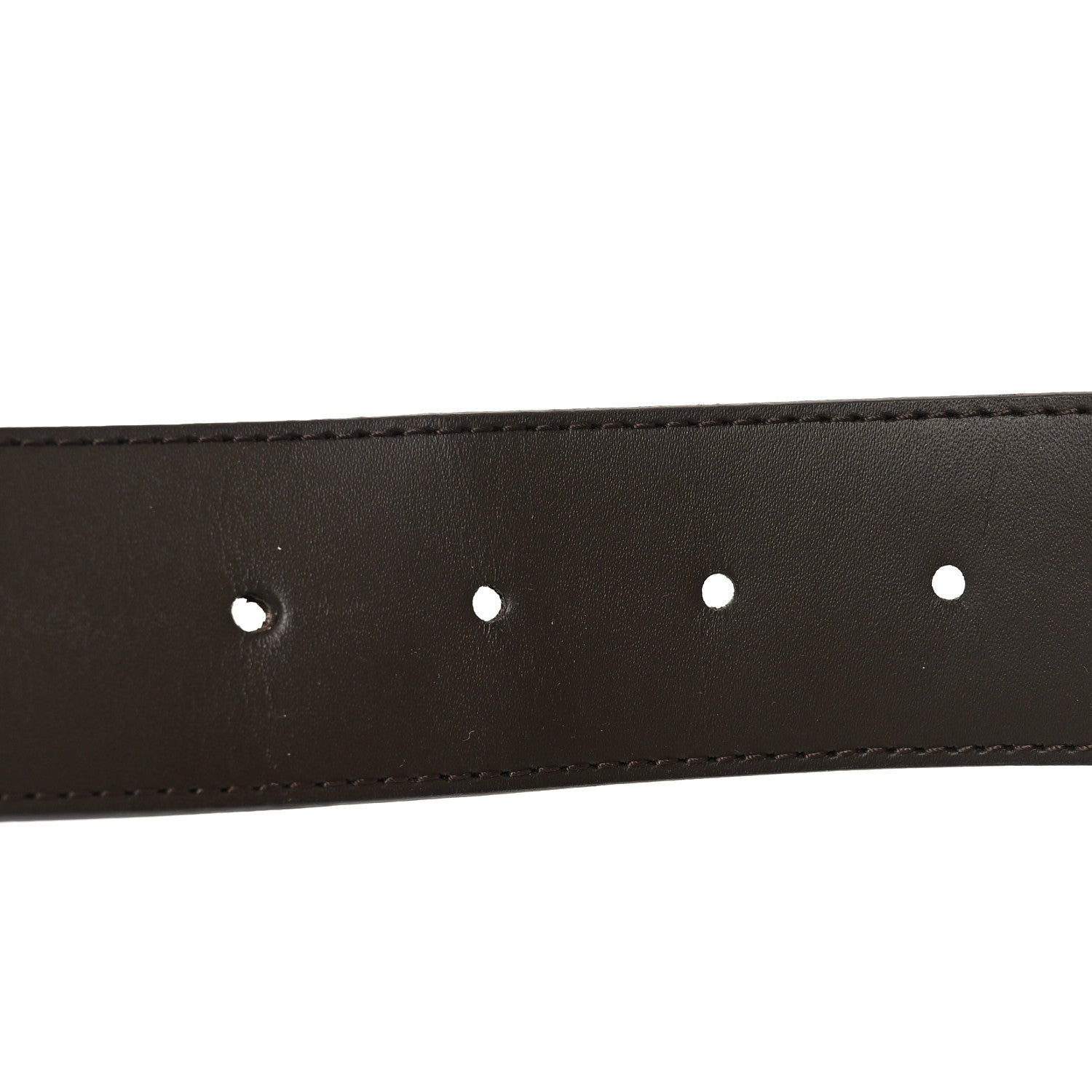 Louis Vuitton Monogram Calfskin 40mm LV Initiales Reversible Belt 95 38 Brown 3 of 4