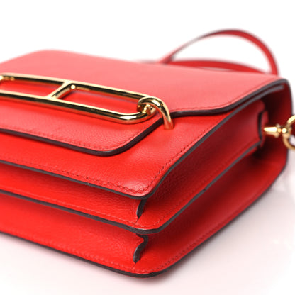 Hermes Evercolor Mini Sac Roulis Rouge Casaque 10 of 14