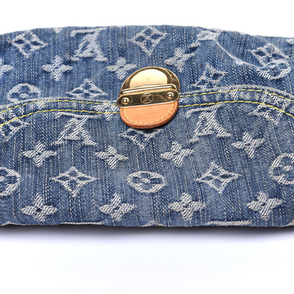 Louis Vuitton Monogram Denim Mini Pleaty Blue 10 of 14