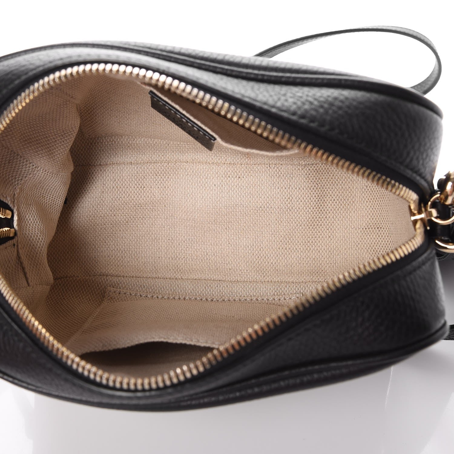 Gucci Pebbled Calfskin Small Soho Disco Bag Black 5 of 8