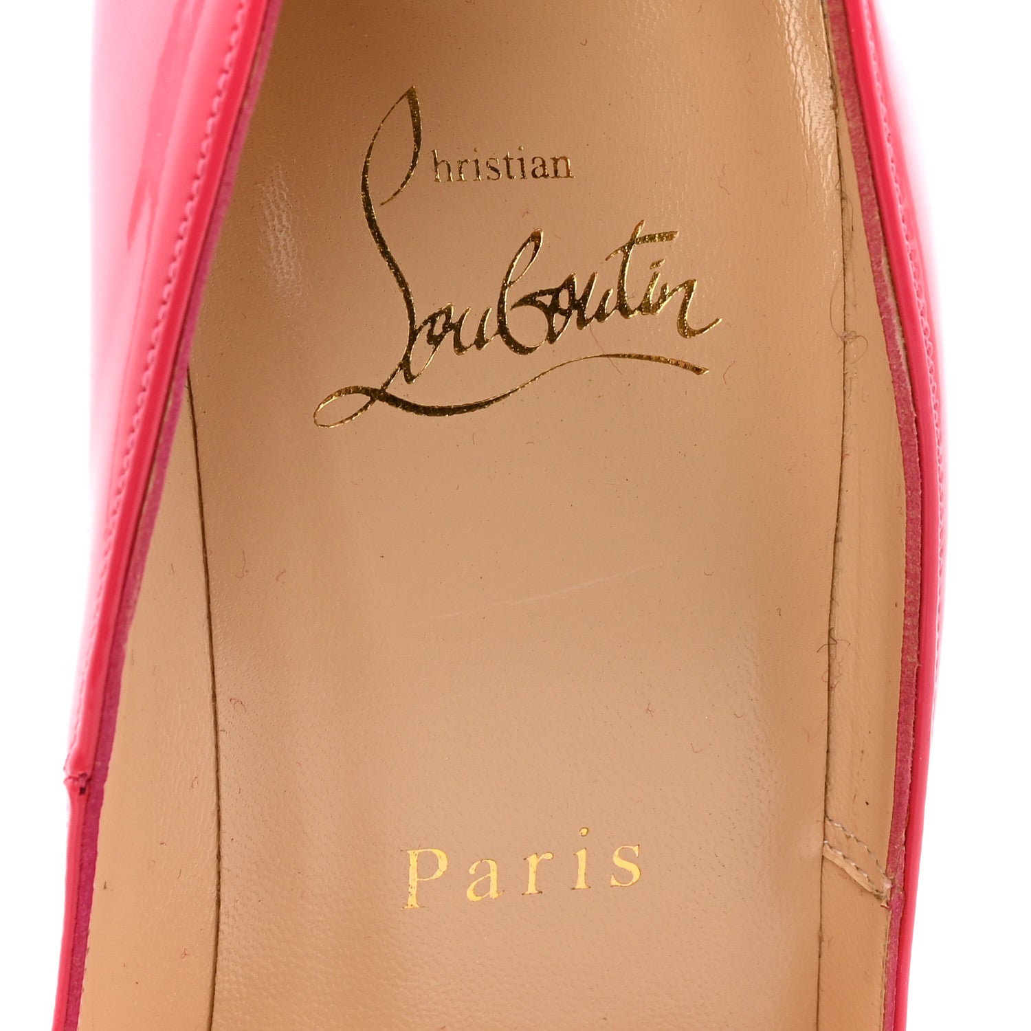 Christian Louboutin Patent So Kate 120 Pumps 38 Shocking Pink 7 of 9