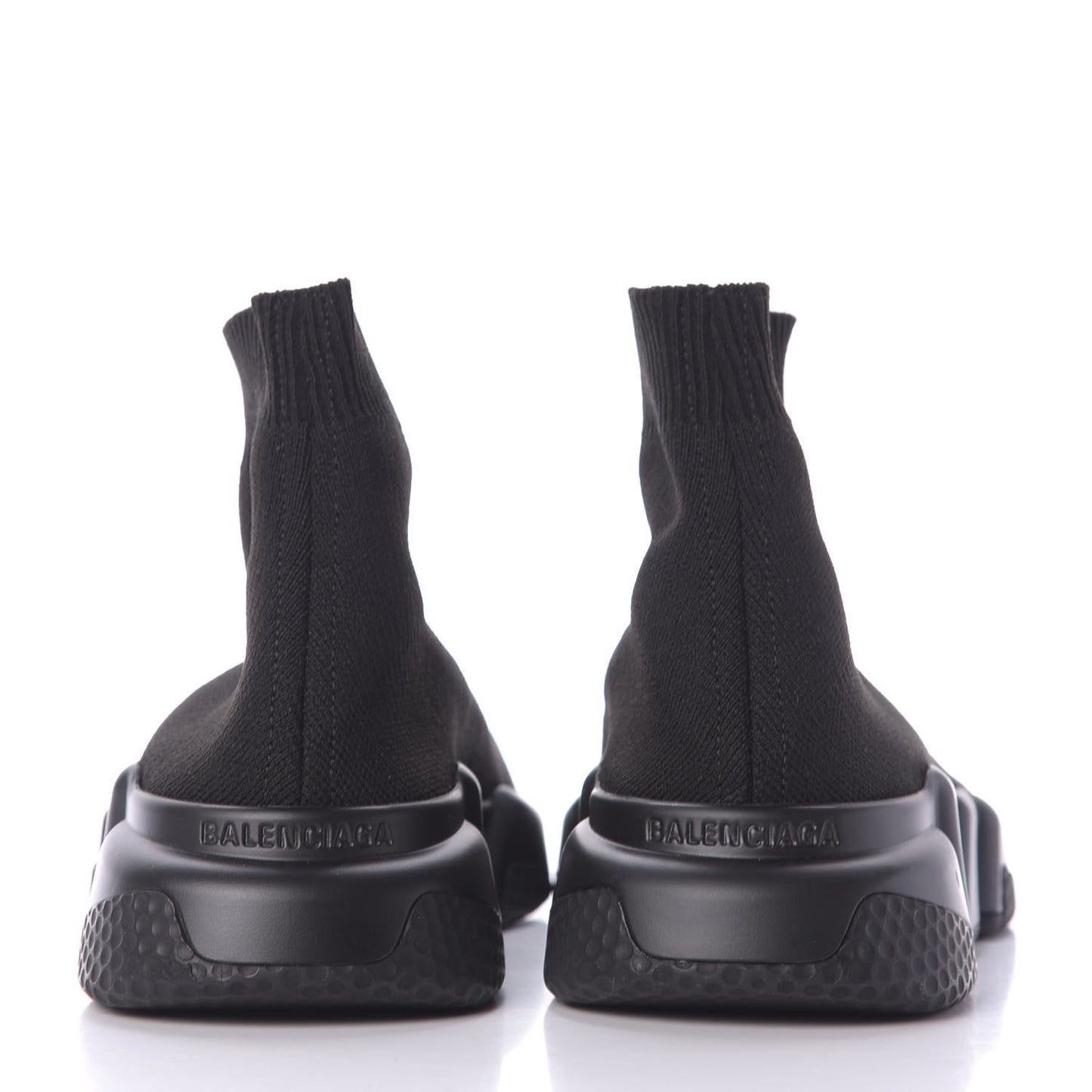 Neoprene Knit Womens Speed Sneakers 36 Black
