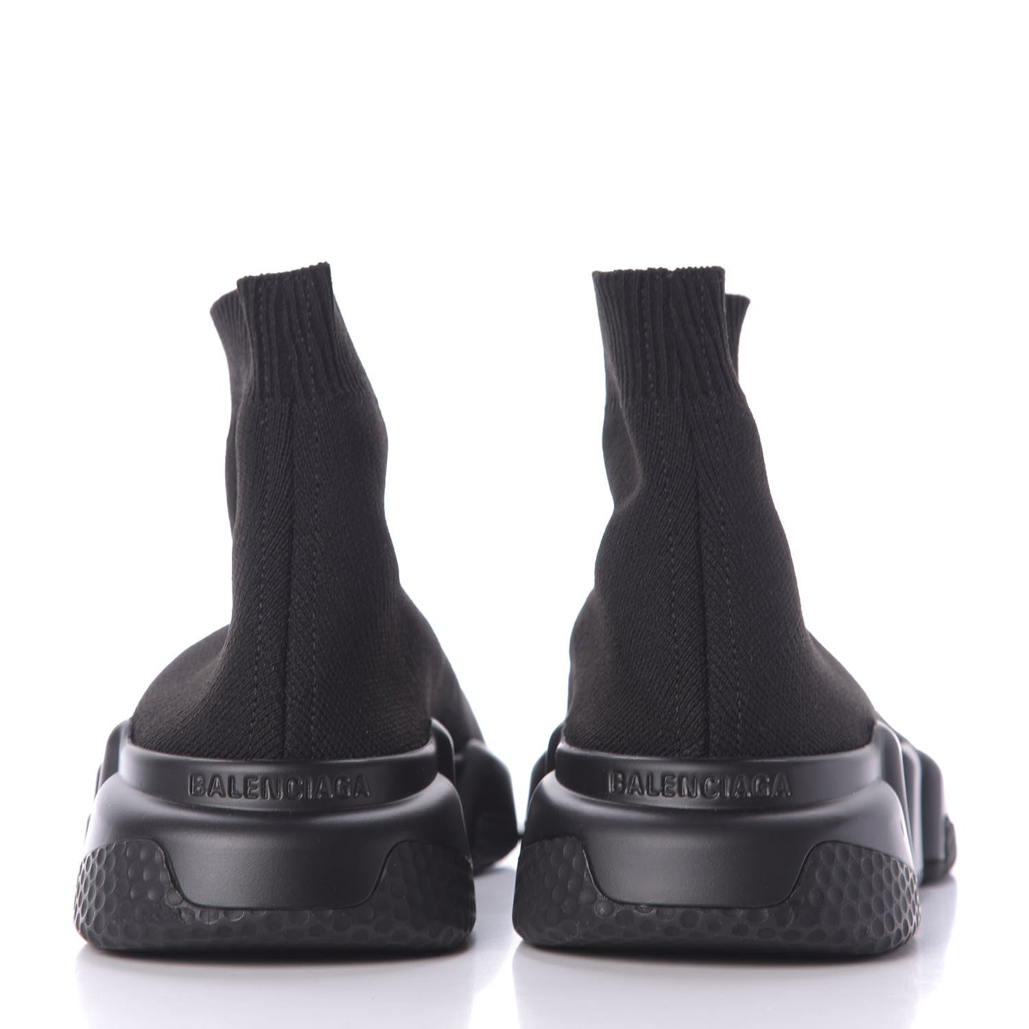 Balenciaga Neoprene Knit Womens Speed Sneakers 36 Black 5 of 10