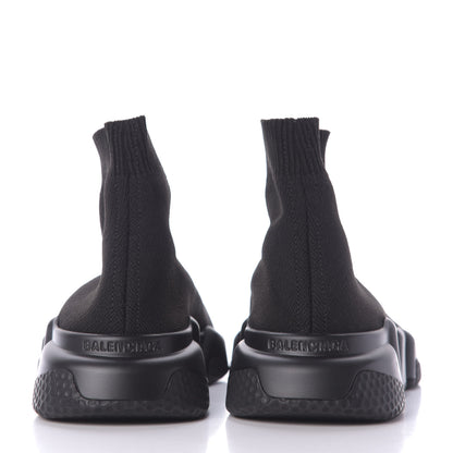 Balenciaga Neoprene Knit Womens Speed Sneakers 36 Black 5 of 10