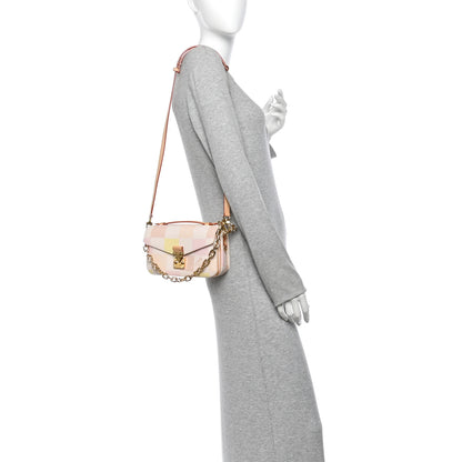 Louis Vuitton Damier Giant Pochette Metis East West Peach 2 of 10