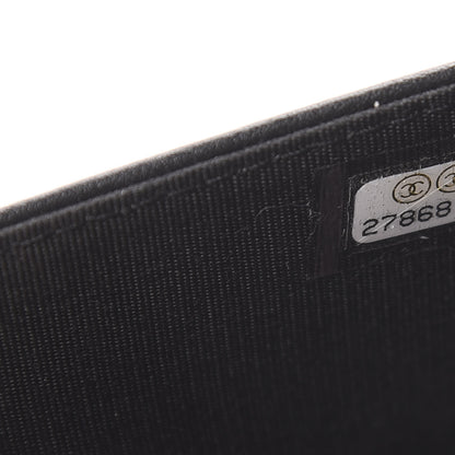 Chanel Caviar Quilted Boy Wallet On Chain WOC Black 10 of 11