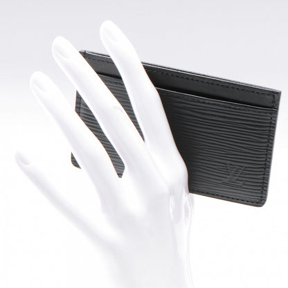 Louis Vuitton Epi Simple Card Holder Black 2 of 7