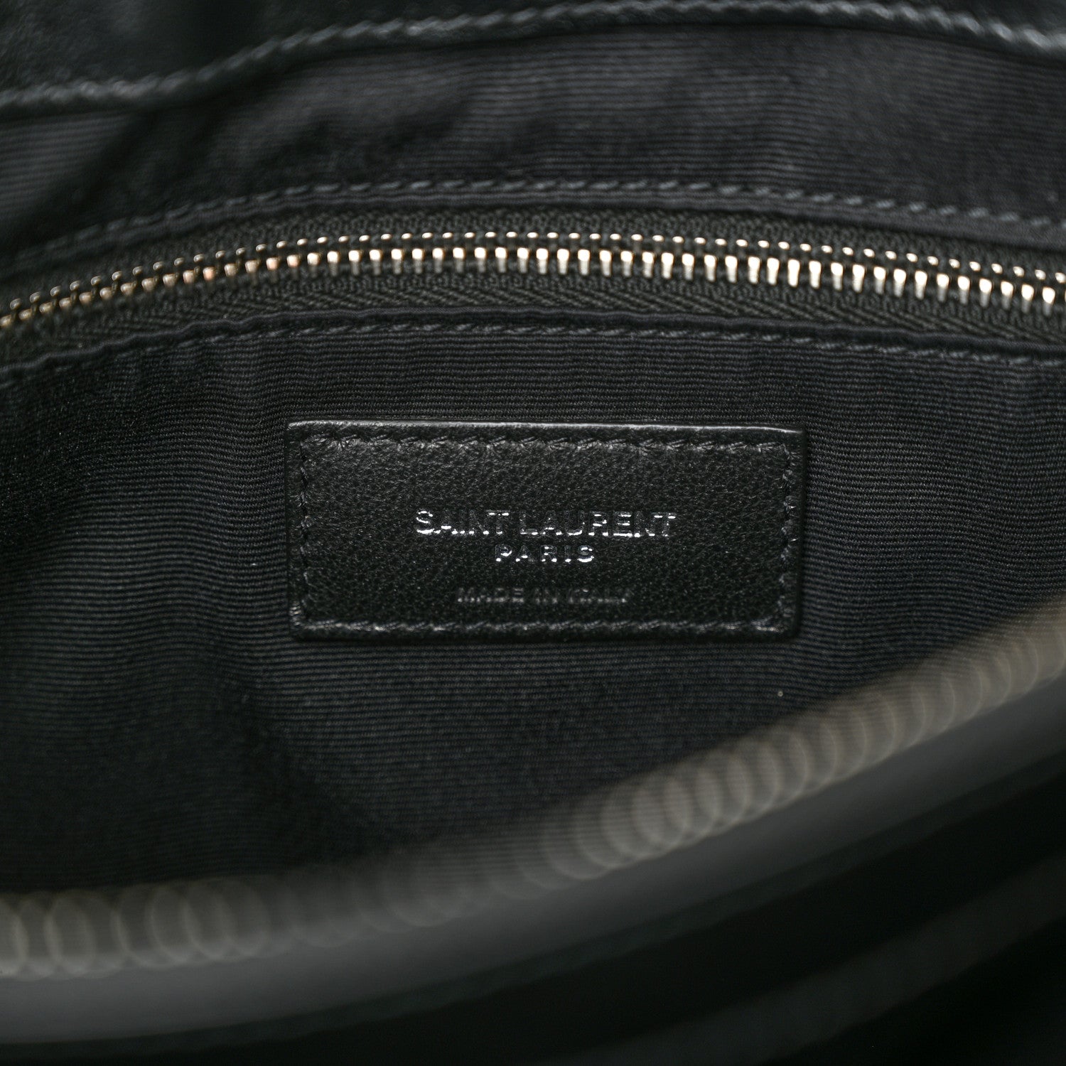 Saint Laurent Calfskin Y Quilted Monogram Medium Loulou Chain Satchel Black 6 of 11