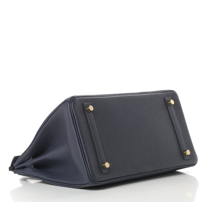 Hermes Togo Birkin 30 Bleu Nuit 4 of 11