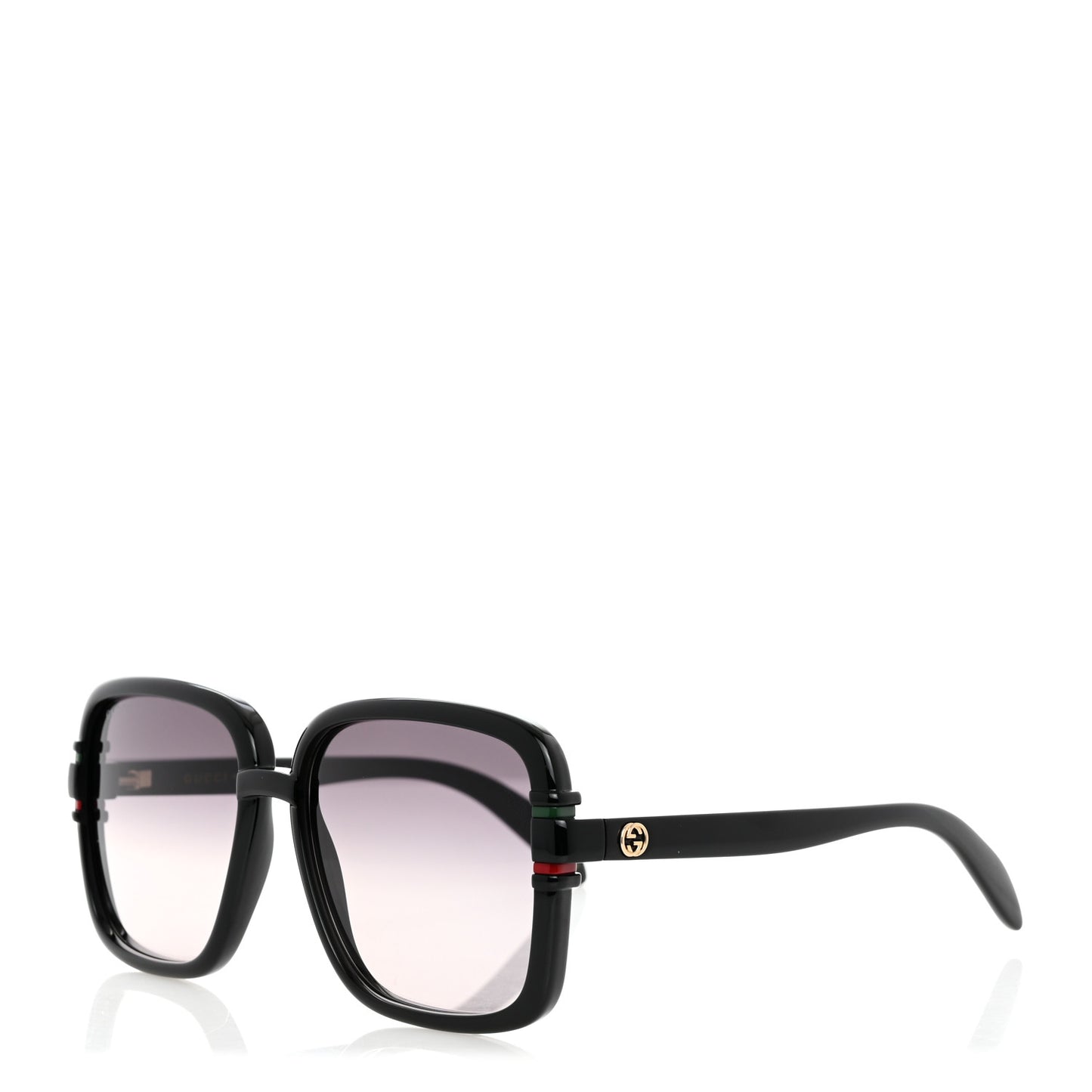 Acetate Interlocking G Square Sunglasses GG1066S Black