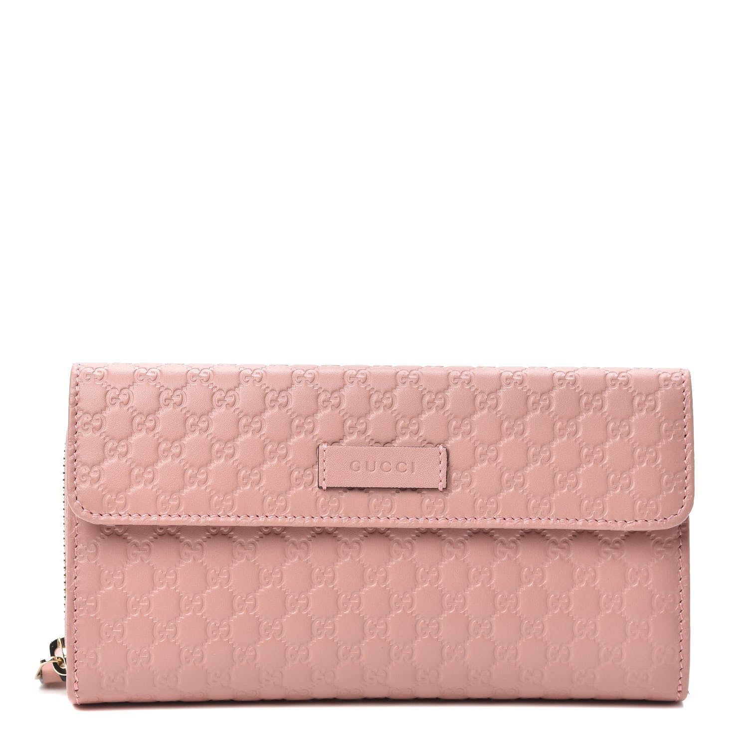 Gucci Soft Microguccissima Continental Zip Wallet Soft Pink 1 of 6