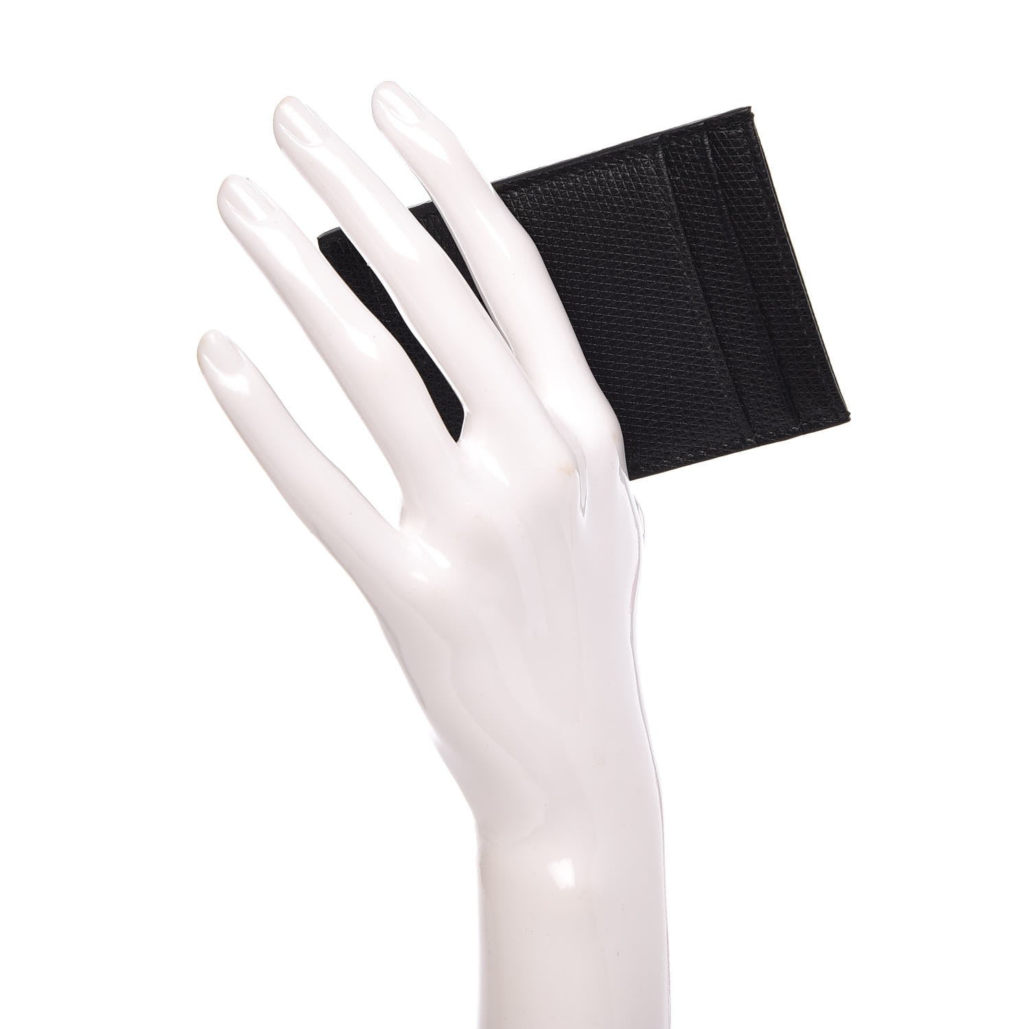 Gucci Textured Calfskin Card Case Black 2 of 8