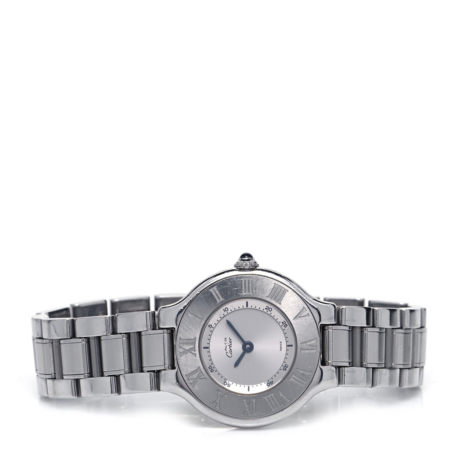 Cartier Stainless Steel 28mm Must De 21 Quartz Watch 3 of 8