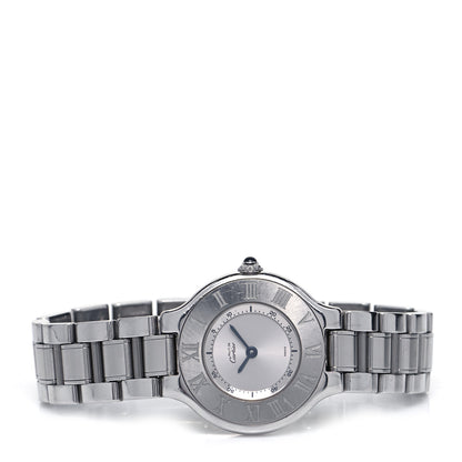 Cartier Stainless Steel 28mm Must De 21 Quartz Watch 3 of 8